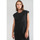 Vêtements Femme Robes Le Temps des Cerises Robe t-shirt longue poppy noire Noir