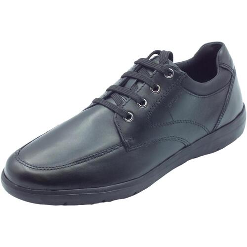 Chaussures Homme Derbies & Richelieu Geox U043QD Leitan Nappa Noir