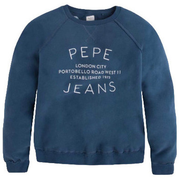 Vêtements Enfant Pulls Pepe JEANS met Sweat junior  PB580736 - 10 ANS Bleu