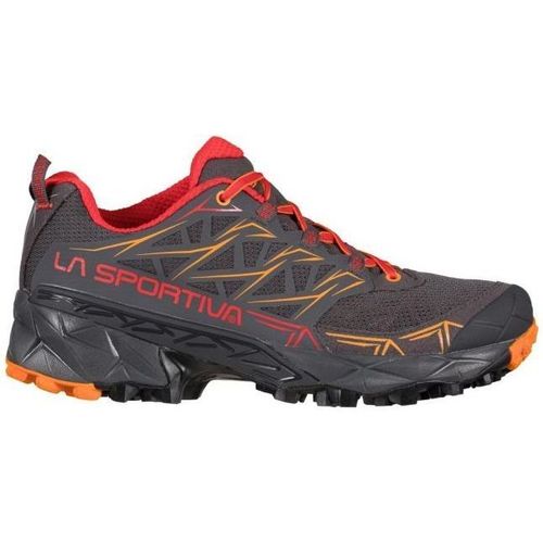 Chaussures Femme Bougeoirs / photophores La Sportiva Baskets Akyra Femme Carbon/Cherry Gris