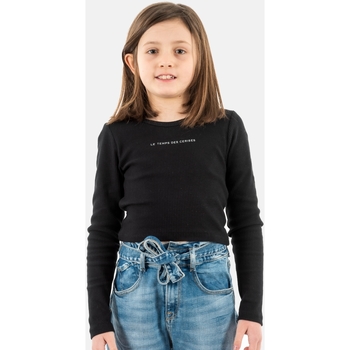 Vêtements Fille T-shirts manches longues Sweatshirt com capuz Lacoste Sport Full Zip preto gvirginiagi00ml Noir