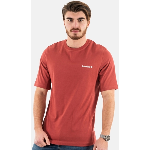 Vêtements Homme T-shirts manches courtes Timberland TBL 0a68uw Rouge