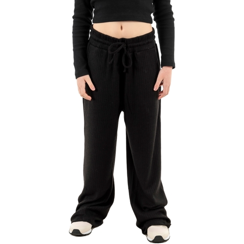 Vêtements Fille Pantalons Lustres / suspensions et plafonniersises pgristrigi00000 Noir