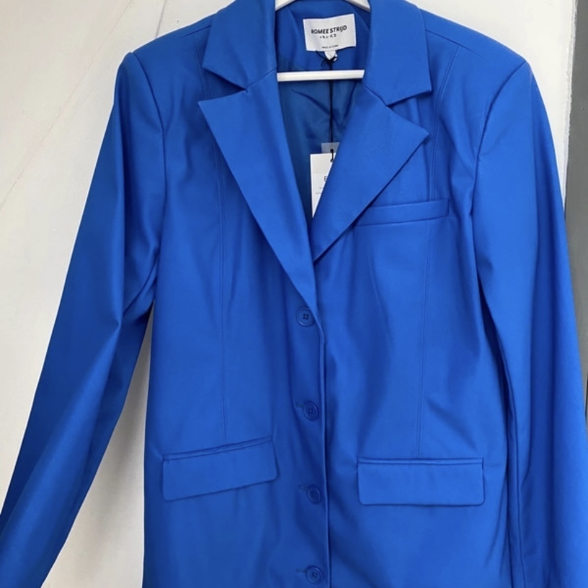 Vêtements Femme Vestes / Blazers Nakd Blazer bleu électrique Bleu