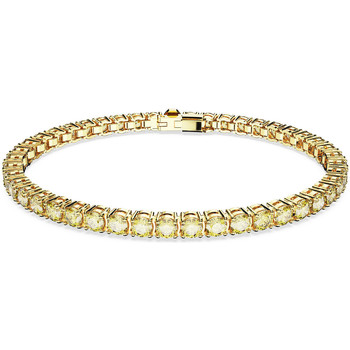Montres & Bijoux Femme Bracelets Swarovski Bracelet  Matrix Tennis M placage doré jaune Jaune
