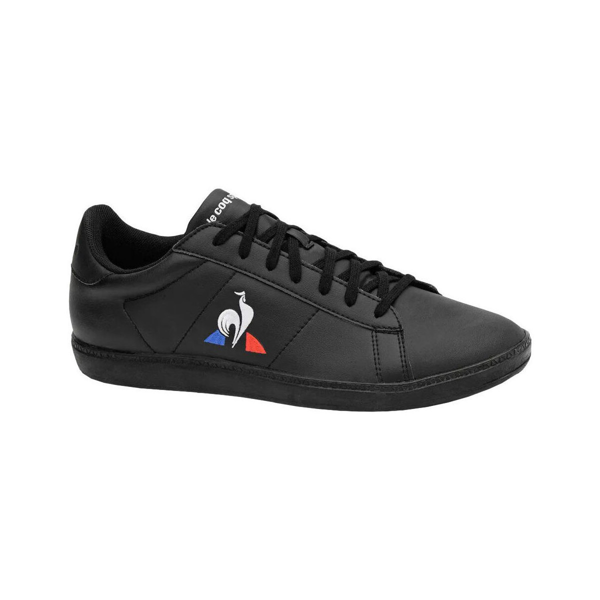 Chaussures Homme Baskets mode Le Coq Sportif COURTSET TRIPLE BLACK Noir