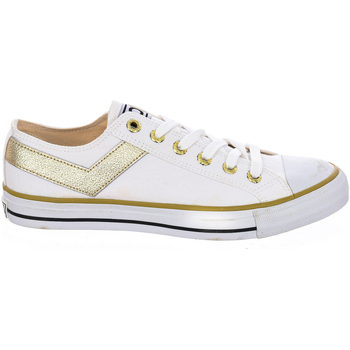 Chaussures Homme Baskets basses Pony 131T44-WHITE-GOLD Blanc