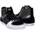 Chaussures Femme Tennis Pony ML101BSJ-BLACK-PURPLE-SILVER Noir