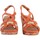 Chaussures Femme Baskets basses Chaussures de sportry Sandales Compensée Rouge