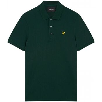 Vêagile Homme T-shirts & Polos Lyle & Scott SP400VOG POLO SHIRT-W486 DARK GREEN Vert