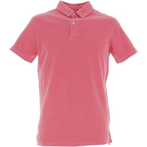 Vêtements Homme Polos manches courtes Superdry Studios jersey polo paradise pink Rose