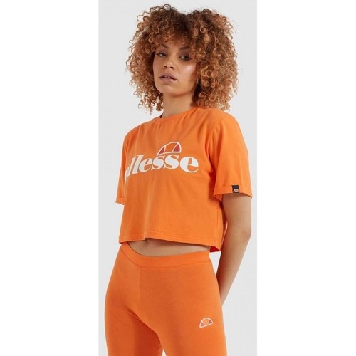 Vêtements Femme T-shirts manches courtes Ellesse CAMISETA MANGA CORTA MUJER  SGI04484 Orange