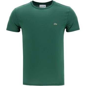 Vêtements Homme T-shirts manches courtes Lacoste CAMISETA VERDE HOMBRE   TH6709 Vert