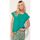 Vêtements Femme T-shirts manches courtes La Fiancee Du Mekong Tee shirt Emporio coton bio dentelle CEBANE Vert
