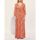 Vêtements Femme Demandez votre CB Gold Mastercard JmksportShops Gratuite Robe longue imprimée Ecovero QUIMPUR Orange