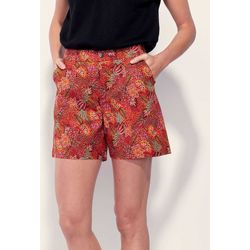 Vêtements Femme Shorts / Bermudas Robe Coton Bio Imprimée Miranda Short coton LAHAD Rouge luis