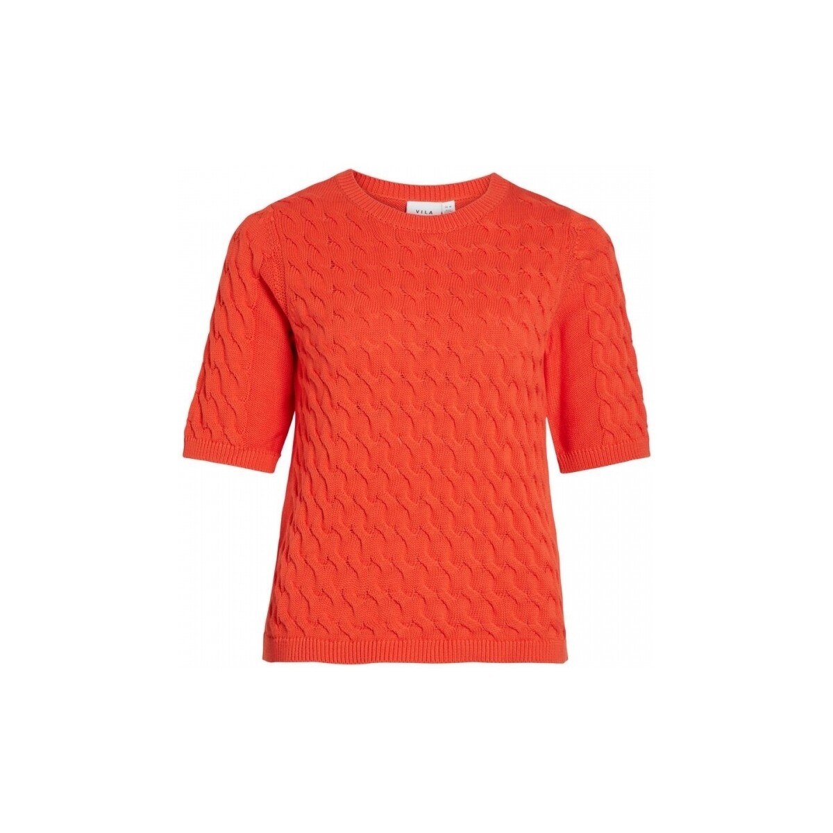 Vêtements Femme Pulls Vila Noos Knit Chao 2/4 - Tigerlilly Orange