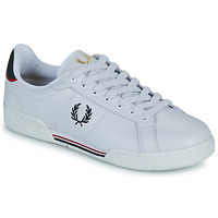 Chaussures Homme Baskets basses Fred Perry B722 LEATHER Blanc