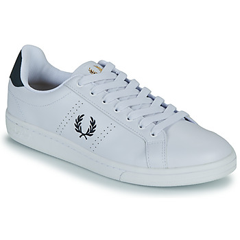 Chaussures Homme Baskets basses Fred Perry B721 LEATHER Blanc