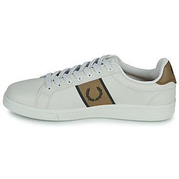 Fred Perry B721 LEATHER Beige / Marron