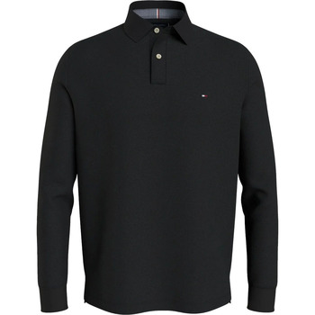 Vêtements Homme T-shirts & Polos Tommy Hilfiger Big And Tall - Polo à manches longues Noir Noir