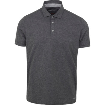 t-shirt pure  polo functional manches courtes anthracite 