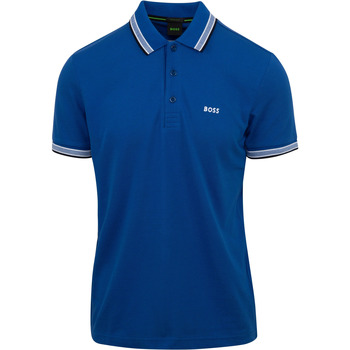 Vêtements Homme T-shirts & Polos BOSS Polo Paddy Bleu Bleu