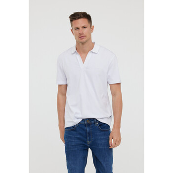Vêtements Homme T-shirts & Polos Lee Cooper Polo BAYO MC Optic white Optic white