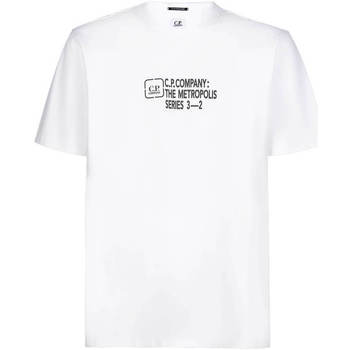 Vêtements Homme T-shirts & Polos C.p. Company The Metropolis Series Graphic Blanc
