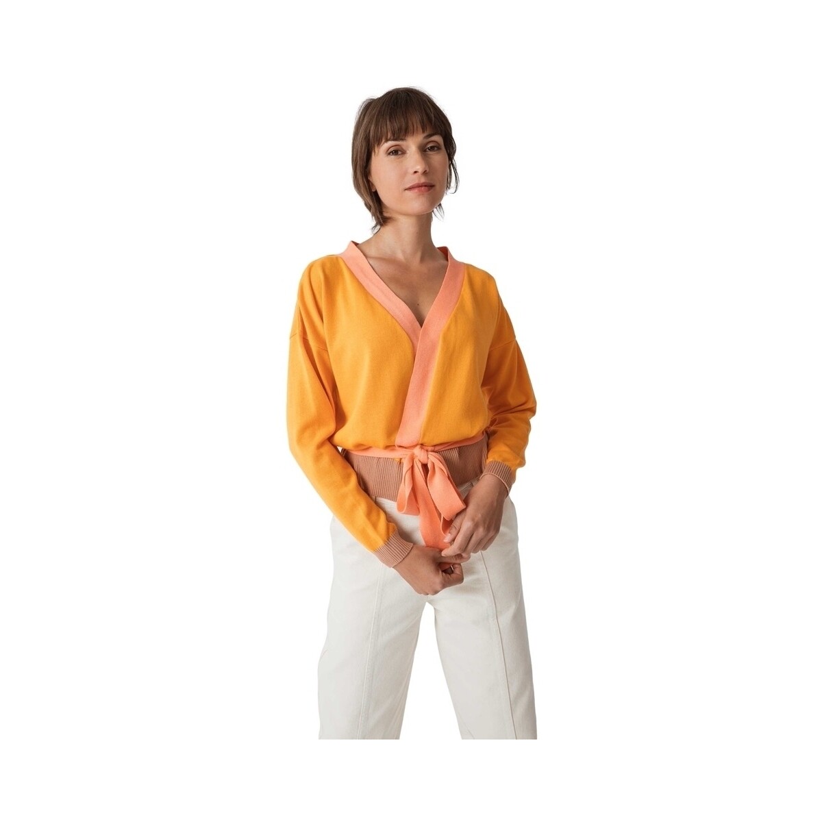Vêtements Femme Manteaux Skfk Cardigan Alixe N3 Orange