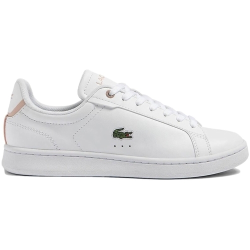 Chaussures Femme Baskets mode Treino Lacoste Carnaby Pro - White Light Pink Blanc