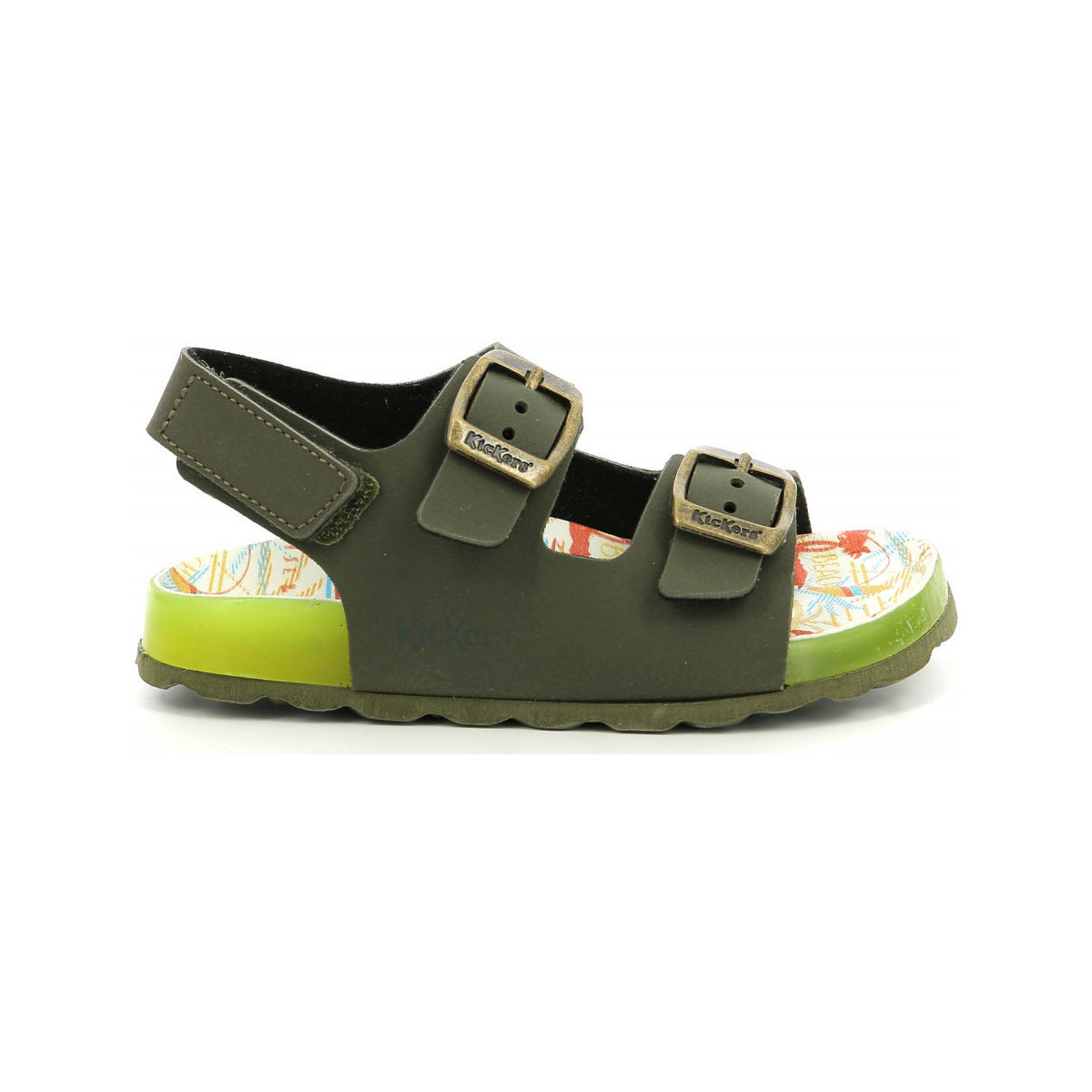 Chaussures Garçon Sandales et Nu-pieds Kickers Sunyva Vert