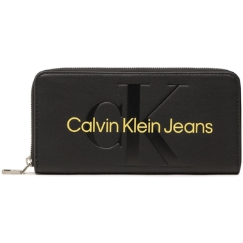 Sacs Femme Portefeuilles Calvin Klein cold-shoulder JEANS Compagnon Calvin Klein Ref 59381 0GN Noir 19*10*2 cm Noir