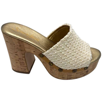 Chaussures Femme Sandales et Nu-pieds Semerdjian - Mules BETULLA Blanches Blanc
