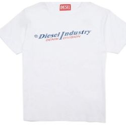 Vêtements Enfant T-shirts T-Shirt & Polos Diesel J001132 00YI9 TDIEGORIND-K100 Blanc