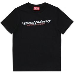 Vêtements Enfant T-shirts T-Shirt & Polos Diesel J001132 00YI9 TDIEGORIND-K900 Noir