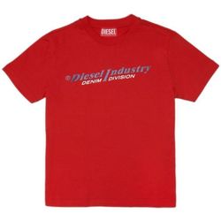 Vêtements Enfant T-shirts T-Shirt & Polos Diesel J001132 00YI9 TDIEGORIND-K438 Rouge