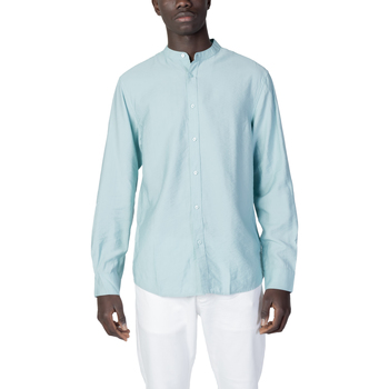 Vêtements Homme Chemises manches longues Antony Morato MMSL00701-FA400082 Vert