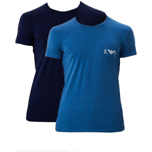 Vêtements Homme T-shirts & Polos Ea7 Emporio Armani M662 Lot de 2 Bleu