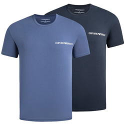 Vêtements Homme T-shirts & Polos Ea7 Emporio button-up ARMANI Pack de 2 Bleu