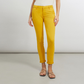Vêtements Femme COLLUSION Tall x001 skinny jeans in mid wash blue Reiko SANDY 2 BASIC Jaune