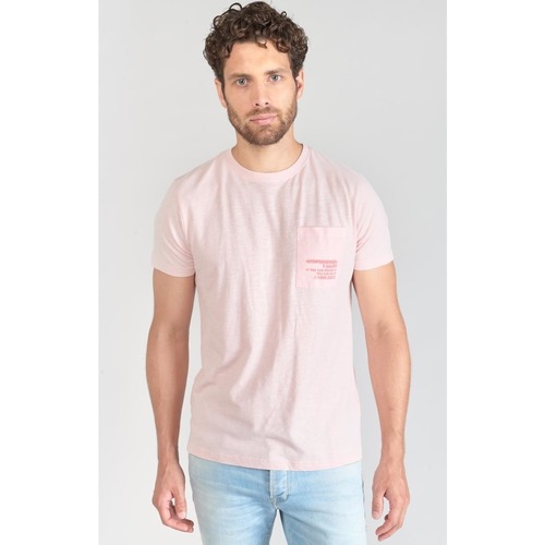 Vêtements Homme T-shirts & Polos The Happy Monkises T-shirt brezol rose clair Rose