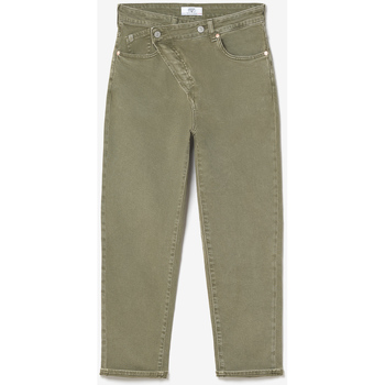 Vêtements Femme Jeans Paniers / boites et corbeillesises Cosy boyfit 7/8ème jeans kaki Vert