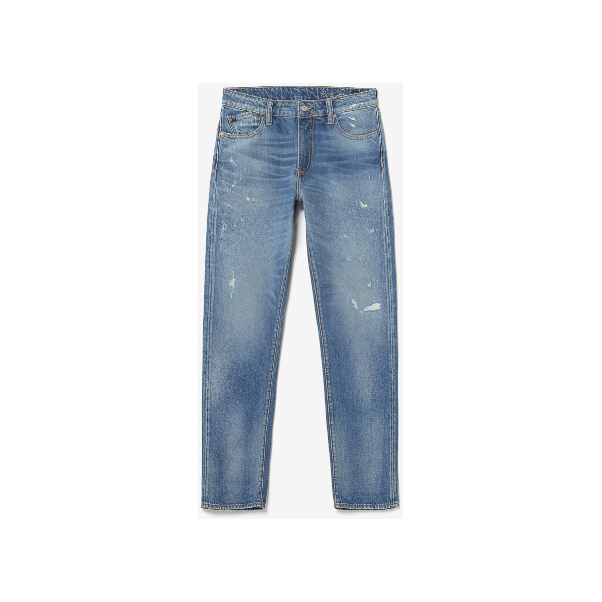 Vêtements Homme Jeans Le Temps des Cerises Vintage 700/20 regular jeans destroy vintage bleu Bleu