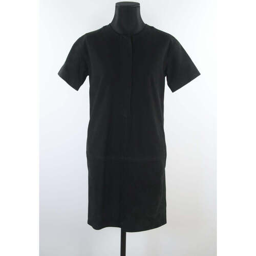 Vêtements Femme Robes cotton Burberry Robe en cuir Noir