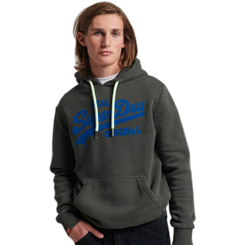 Vêtements Homme Sweats Superdry Sweatshirt à capuche  Vintage Logo Neon Gris