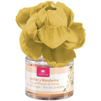 Maison & Déco Diam 38 cm Cristalinas Fleur Parfumée Désodorisant 0% fleur D&39;oranger Et Mandarin 