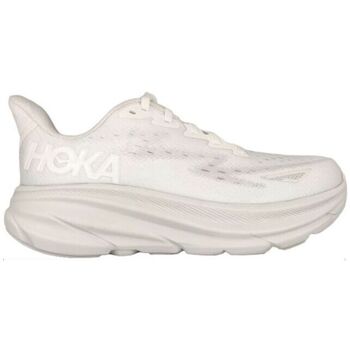 Chaussures Femme Running / trail talla Hoka one one Baskets Clifton 9 Femme White Blanc