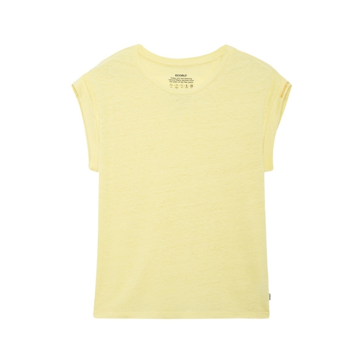 Vêtements Femme Sweats Ecoalf Aveiroalf T-Shirt - Lemonade Jaune