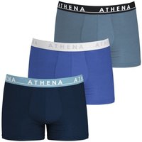 Sous-vêtements Homme Boxers Athena 3 Boxers Homme EASY COLOR Bleu